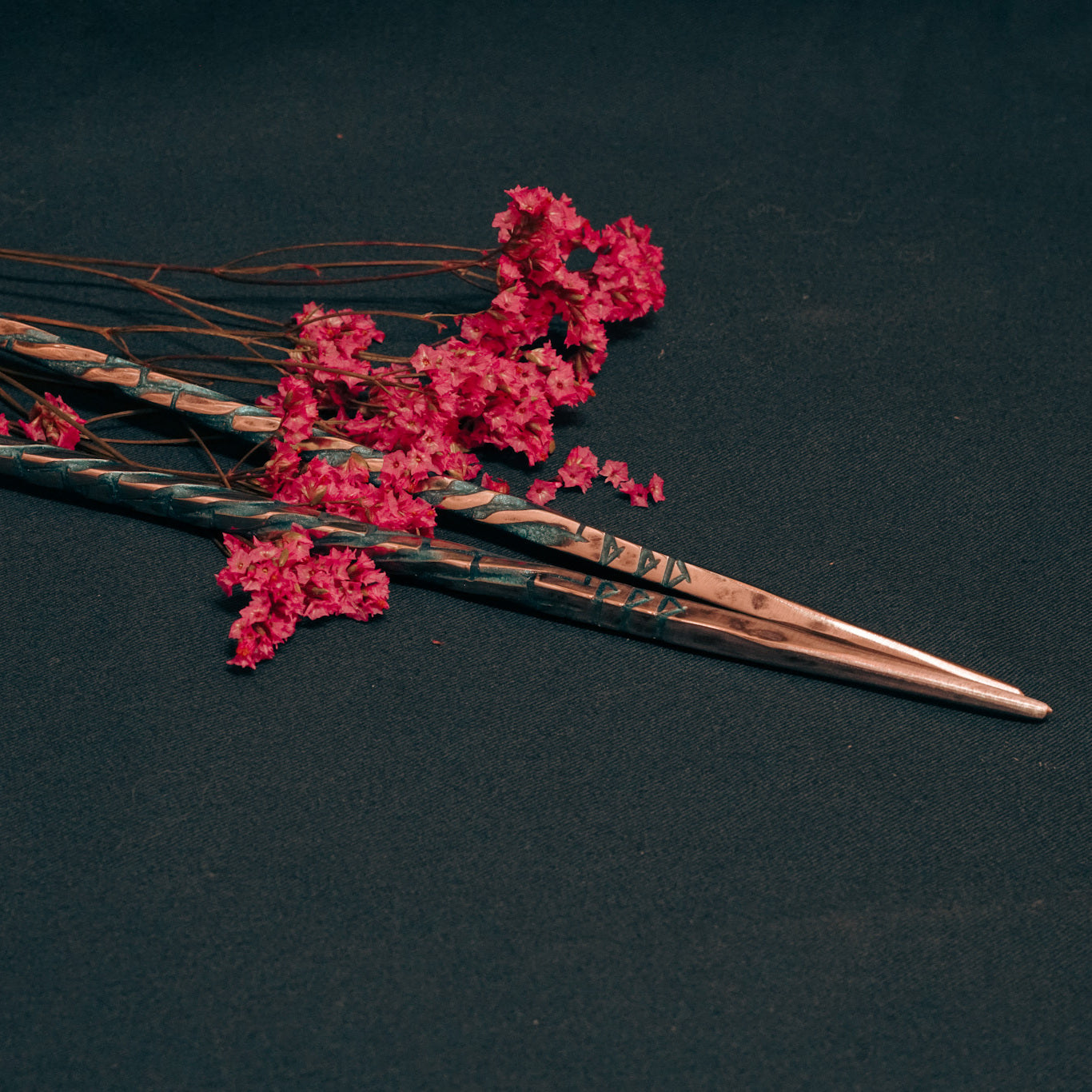 Enameled Earth Dragonsticks